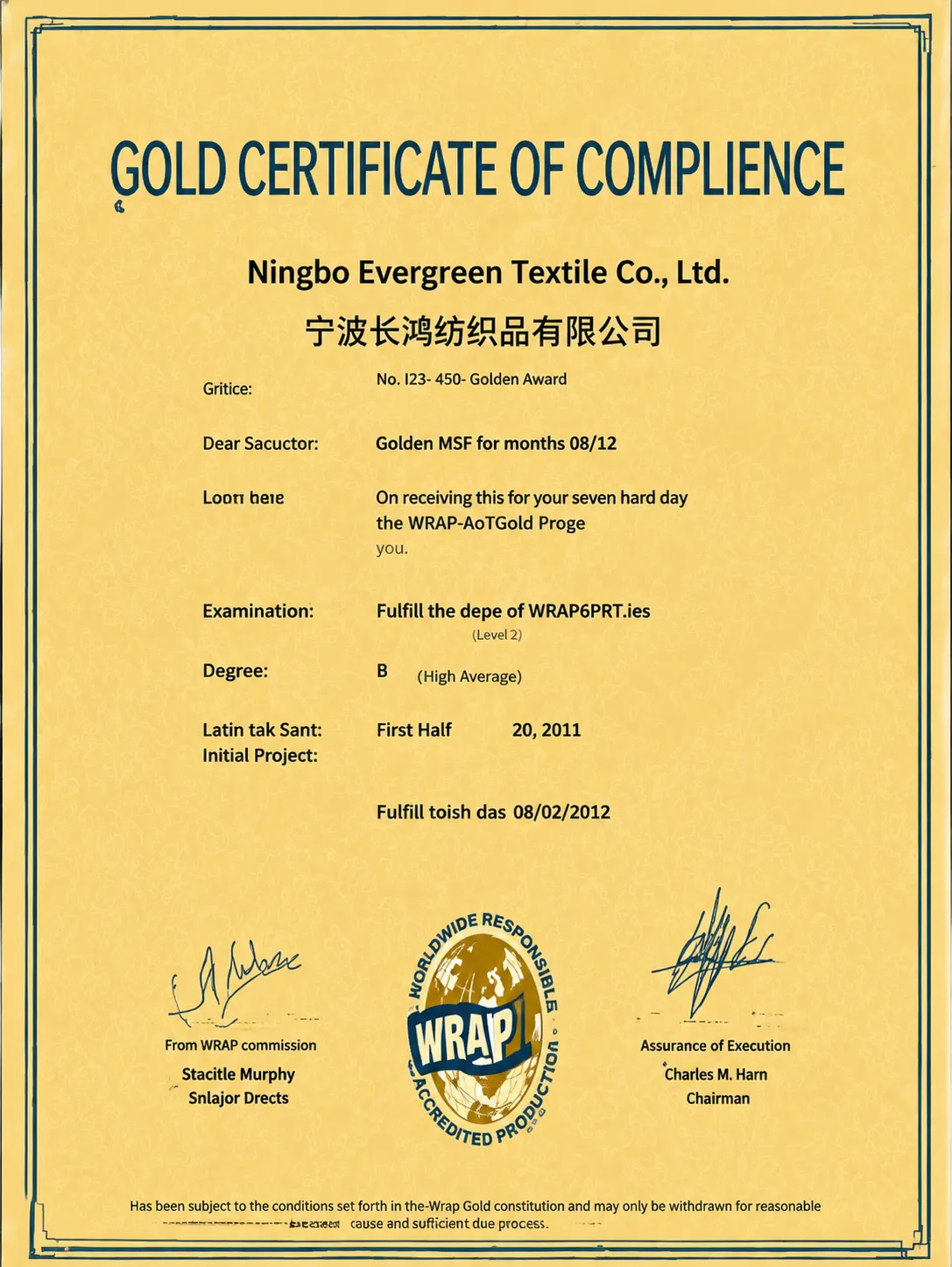 Certificate CC