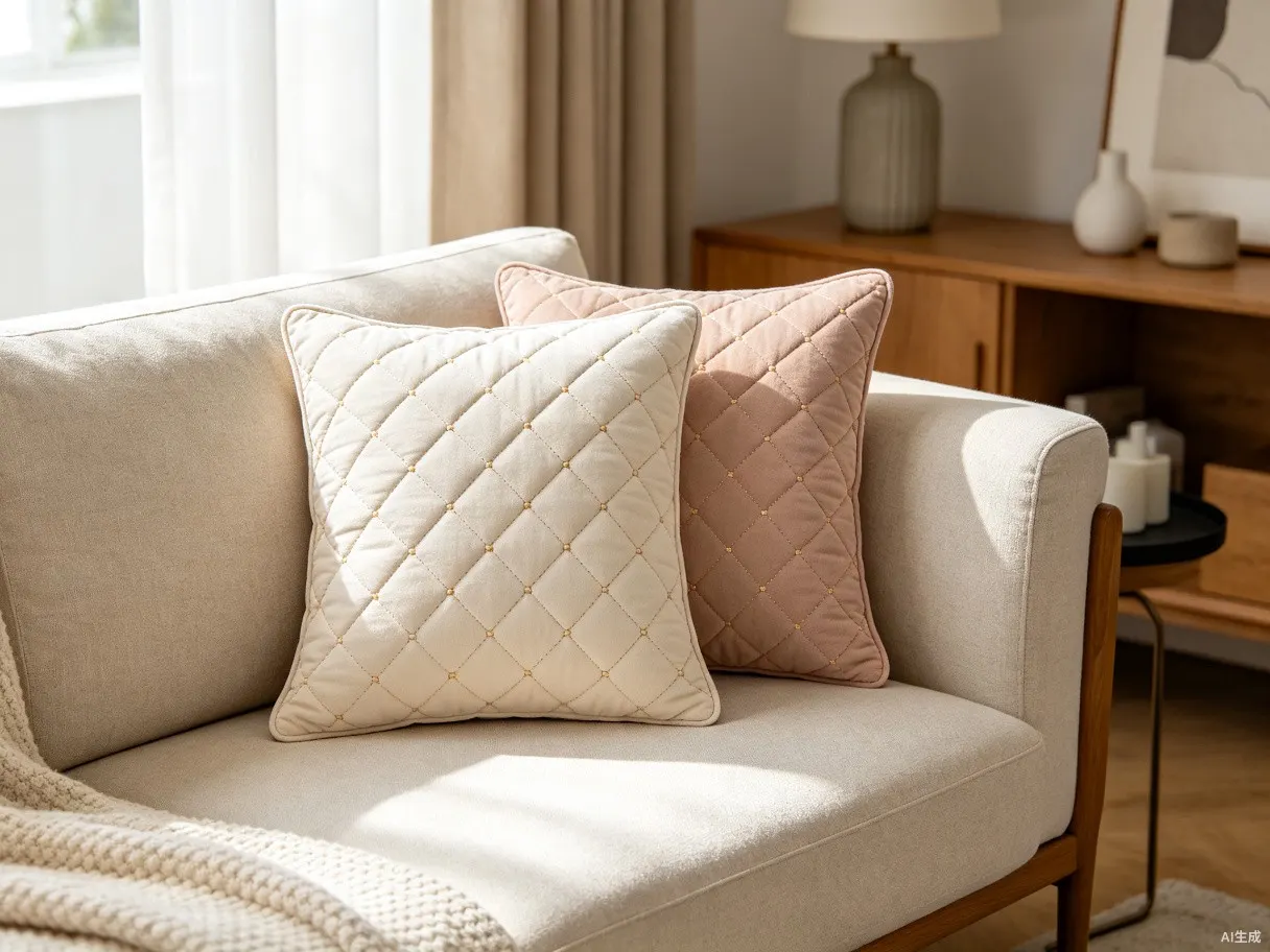 Quilted Cushion Cover
